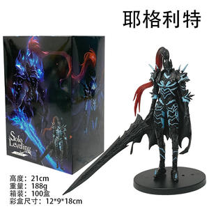 Figurine d'action d'anime Soloo Leveling 20CM PVC Shadow Legion Knight Captain pour garçons, décoration d'intérieur - Product Image 6
