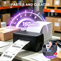 HZTZ T41 OEM Printer Label Thermal Lebar 110mm 4 Inci - Untuk Penggunaan Kurir Logistik & Gudang Tersedia USB/Nirkabel 203dpi