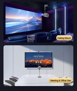 最新FEELWOW TS-17プロジェクタースマートモバイルAndroidミニLED Wifi6プロジェクター3D 4Kミニポケットワイヤレスモバイルプロジェクター - Product Image 5