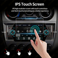 GRANDnavi 1din Autoradio MP5 Écran Tactile 5 Pouces Carplay Android Auto, Appel Bluetooth, Google Maps, Commande au Volant, Unité Centrale