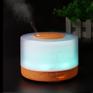 Khuyến Mãi-500Ml Điện Siêu Âm Hương Liệu Tinh Dầu Khuếch Tán Cơ Sở Hạt Gỗ Với Xây Dựng Trong BT Loa Khuếch Tán - Product Image 2