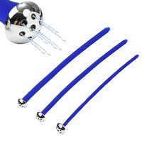 Sondes urétrales en silicone à 7 trous, tête en métal, jouet sexuel BDSM, plug pénien, dilatateur pour homme
