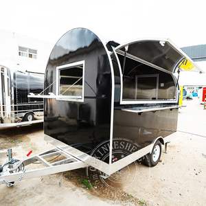 Voll ausgestatteter Eis wagen mit vollem Küchen anhänger Fast Food Trailer mobiler Straßen lebensmittel wagen - Product Image 3