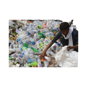 100% <b>Clear</b> Recycled PET <b>Resin</b> White Flakes Freshly Hot Washed Scrap PET Bottle DK - Product Image 1