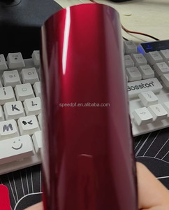 <span class=keywords><strong>Vinilo</strong></span> Popular para Envoltura de Carrocería de Automóvil, Color Rojo Sangre de Dragón, Efecto Metal Líquido, con Revestimiento PET - Product Image 6