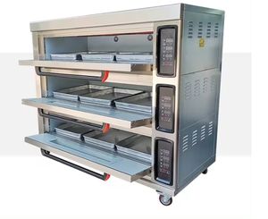 <span class=keywords><strong>Four</strong></span> à pizza et à <span class=keywords><strong>pain</strong></span> à convection <span class=keywords><strong>professionnel</strong></span> commercial électrique 380V utilisé pour la boulangerie, le restaurant, la cuisson de la farine, du maïs, du lait, des noix - Product Image 6