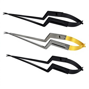 Tijeras Quirúrgicas Manuales Tipo Bayoneta, 210 mm, Acero Inoxidable, Neurocirugía, Instrumento Médico Reutilizable, Clase I, Certificado CE - Product Image 1