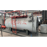 Chaudière à vapeur industrielle horizontale à tubes de feu basse pression montée sur châssis pour usine de séchage textile