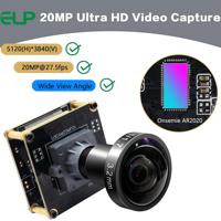 Modul Kamera ELP 20MP 4K USB3.0 3840P 27.5FPS AR2020 Sudut Lebar 128 °   Webcam UVC untuk Windows Linux Mac Raspberry Pi Jetson Nano