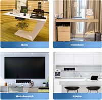 Support de câbles de bureau pour la gestion des câbles, avec accessoires inclus, emballage pour vente par correspondance