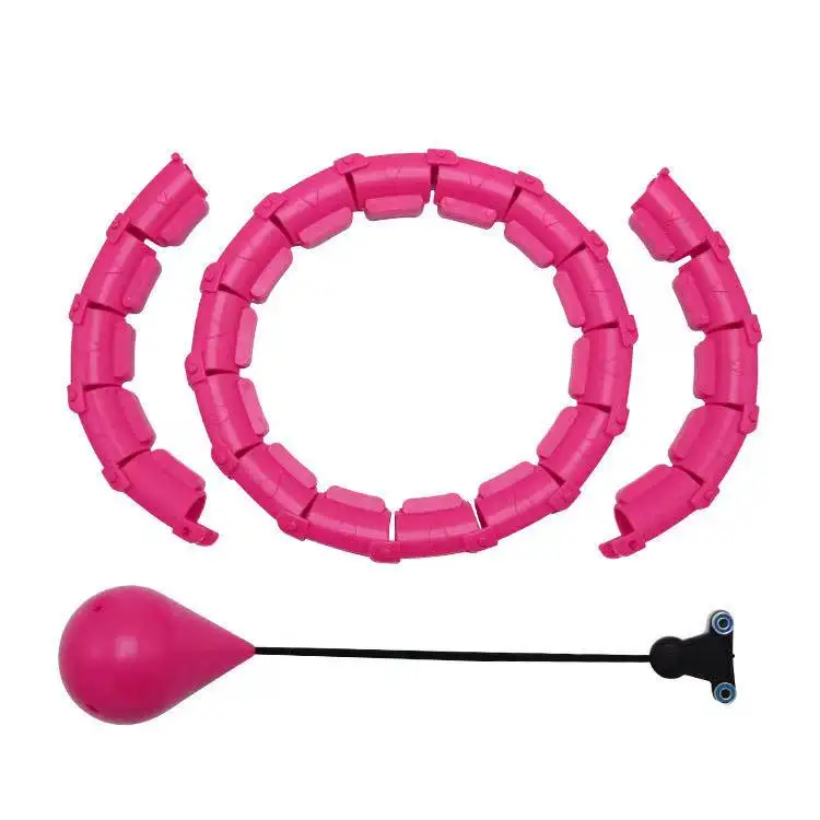 Atacado Fabricação Ginásio Fitness Equipment Cintura Abdômen Exercício Smart Weighted Hula Ring Hoop com Weighted Ball