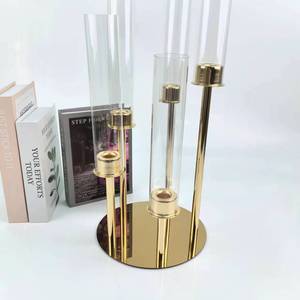 Support <span class=keywords><strong>de</strong></span> <span class=keywords><strong>bougie</strong></span> doré à 5 bras pour décoration <span class=keywords><strong>de</strong></span> fond <span class=keywords><strong>de</strong></span> scène <span class=keywords><strong>de</strong></span> <span class=keywords><strong>mariage</strong></span>, <span class=keywords><strong>centre</strong></span> <span class=keywords><strong>de</strong></span> <span class=keywords><strong>table</strong></span>, chandelier - Product Image 4