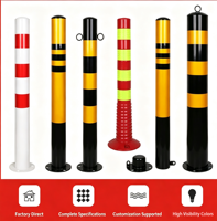 Poteau de circulation anti-collision robuste
