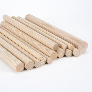 Madera de fresno blanca certificada FSC, varilla redonda de madera de fresno, servicio de tallado y fresado CNC, piezas de muebles de diseño personalizado - Product Image 2