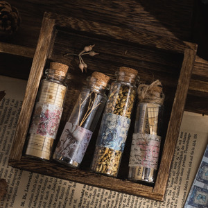 50 unids/pack libro de pegatinas Natural una serie de manuales ilustrados Retro mano <span class=keywords><strong>cuenta</strong></span> DIY Material decoración pegatinas 6 - Product Image 4