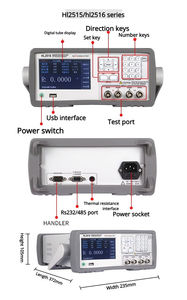 Testeur de résistance basse DC haute précision Huipu HL2515A utilise la méthode de mesure à quatre bornes avancée - Product Image 6