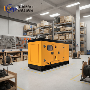 เครื่องกำเนิดไฟฟ้าดีเซลแบบเงียบพิเศษ 20 กิโลวัตต์ พร้อมเครื่องยนต์ยูชัย 50/60 เฮิรตซ์ ระบบเฟสเดียว สตาร์ทด้วยไฟฟ้ากระแสตรง 24 โวลต์ ระบายความร้อนด้วยน้ำ และแบบเก็บเสียง - Product Image 1