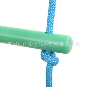 Escalera de escalada de madera colorida para niños, 155 cm x 30 cm, equipo de juego para interiores y exteriores, juguete de entrenamiento sensorial - Product Image 2