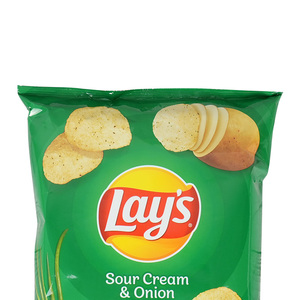 Lays chips de pommes de terre prix de gros collations de légumes exotiques frites crème sure <span class=keywords><strong>saveur</strong></span> oignon 40g - Product Image 2