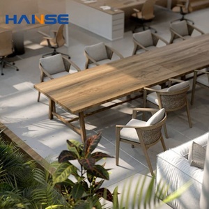 Set da Pranzo da Esterno in <span class=keywords><strong>Teak</strong></span> di Alta Qualità con Tavolo e Panche in Legno, Arredamento da Giardino, Set Tavolo e Sedie da Esterno - Product Image 1