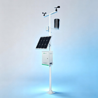 Station météo environnementale d'usine : Capteur de vitesse du vent, pluviomètre, rayonnement solaire, 4G sans fil – Vente en gros, faible MOQ, prix bas