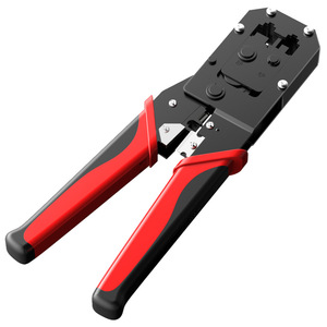 Junxia Network <b>Cable</b> Crimping Tool <b>RJ45</b> 8P 6P Industrial Grade Front Entry Spring Steel Wire Stripper For Cat5 Cat6 - Product Image 2