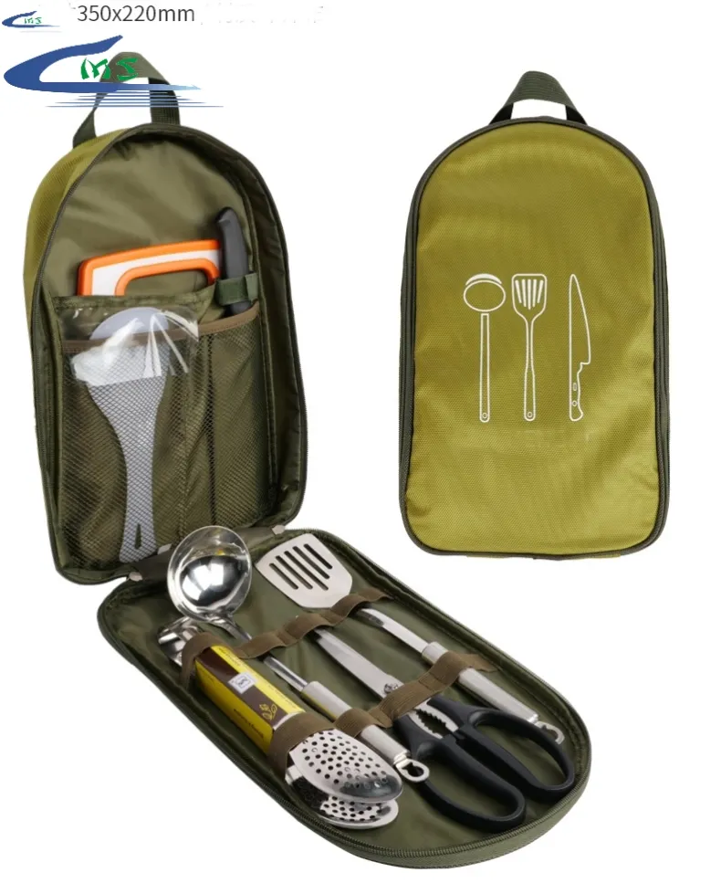 MS029 Outdoor-Messer Edelstahl tragbares Geschirr Camping ausrüstung liefert Camping Picknick Picknick selbst fahrende <span class=keywords><strong>Tour</strong></span>