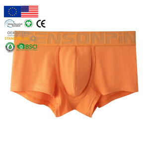 Luxury Style Viscose Men's <strong>Briefs</strong> &amp; <strong>Boxers</strong> Comfortable High Elasticity Solid Color Trunk Casual Underwear for Men Custom Logo - Product Image 1