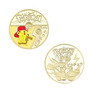Moneda Conmemorativa de <span class=keywords><strong>Pikachu</strong></span>, Moneda de Colección de Pokémon, Monedas de Desafío de Anime, Monedas de Metal Fundido a Presión, Monedas de Oro de Pokémon - Product Image 5