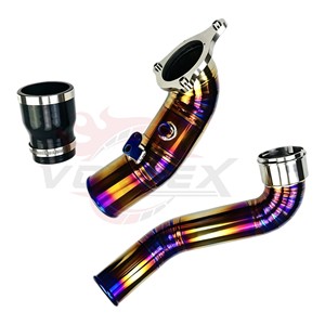 ท่อไอเสีย Vortex Titanium Downpipes สำหรับ Nissan GTR R35 VR38DETT ท่อไอเสียสำหรับรถแข่งสมรรถนะสูง - Product Image 3
