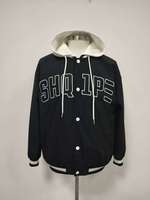 Manteau Hip Hop Européen avec Logo Personnalisable pour Hommes Dernière Veste Brodée pour Printemps Automne Coupe Ample pour High Street Baseball