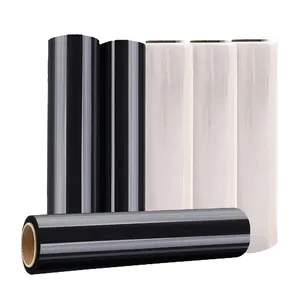 Pangda Stretch Black Blue Film Factory Pe Strech Film Colorful Hand Wrap Stretch Film For Carton Packaging