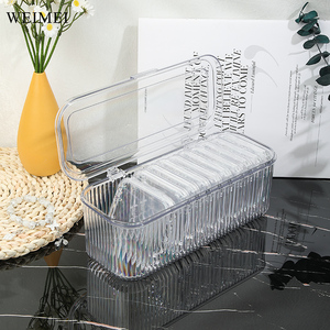 WEIMEI <b>Large</b> Capacity Transparent <b>Plastic</b> Jewelry Organizer <b>Storage</b> Box for Bracelets and Necklaces - Product Image 5