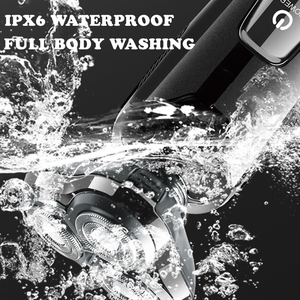 Kit de Afeitado Multifuncional 4 en 1, Afeitadora Eléctrica Recargable USB, Afeitadora Rotativa Impermeable de Triple Cuchilla para Hombre - Product Image 2