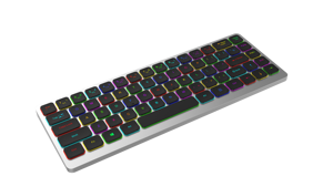 Nuevo Teclado Mini USB de Aluminio con 69 Teclas, Portátil, Inalámbrico, Retroiluminación RGB, Resistente al Agua, Multimedia, Personalizable - Product Image 5