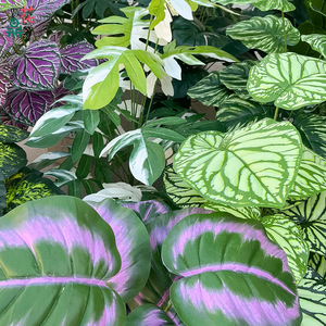Planta Artificial Verde Grande de 24 Ramas, Flor de Seda para Decoración de Centros Comerciales y Uso en Ingeniería - Product Image 1