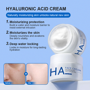 OEM <span class=keywords><strong>crema</strong></span> viso acido ialuronico 72H idratante Multi-molecolare HA profonda idratazione Anti-rughe <span class=keywords><strong>rimpolpante</strong></span> per tutti i GMP Aqua Squalane - Product Image 3