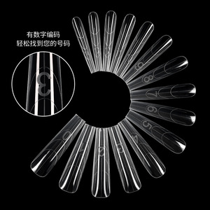 150 Moldes de Extensión de Uñas de ABS <span class=keywords><strong>con</strong></span> Escala de Medición, Plantillas de <span class=keywords><strong>Gel</strong></span> Constructor sin Papel para Puntas de Uñas de <span class=keywords><strong>Gel</strong></span> UV - Product Image 3