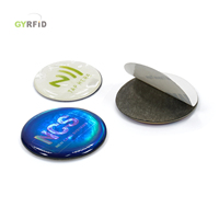 Autocollant NFC en PVC époxy intelligent personnalisable et imprimable avec LOGO, étanche, 25/30mm, pour paiement sans contact (Tap)