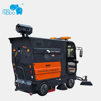 Mini Hippo MH240 Balayeuse de voirie autoportée fermée avec lavage haute pression pour le nettoyage des routes, des parcs industriels et des routes municipales