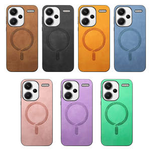 Funda de teléfono Cortex de carga inalámbrica de lujo para Xiaomi Poco C65 M6 X6 para Redmi Note 13 Pro Plus K70 <span class=keywords><strong>A3</strong></span> 13C cubierta de parachoques magnético - Product Image 1