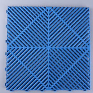 Tapis de salle de bain <span class=keywords><strong>Auto</strong></span> salon de beauté en plastique Grille d'épissure de sol Grille de drainage tapis antidérapant <span class=keywords><strong>Garage</strong></span> carrelage de sol - Product Image 4