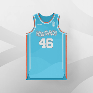 <span class=keywords><strong>Maillot</strong></span> de basket réversible HOSTARON personnalisé 3x3, <span class=keywords><strong>maillot</strong></span> de basket <span class=keywords><strong>Golden</strong></span> <span class=keywords><strong>State</strong></span>, <span class=keywords><strong>maillot</strong></span> de basket bleu ciel, design de <span class=keywords><strong>maillot</strong></span> de basket - Product Image 2