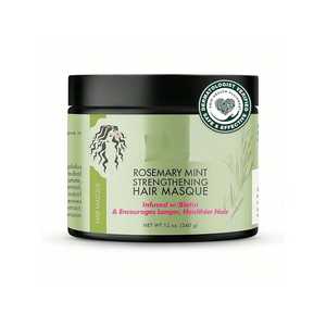 Masque capillaire fortifiant Mieele à la menthe et au romarin 12 oz, infusé à l'huile de coco, anti-casse et réparateur des pointes fourchues - Product Image 4