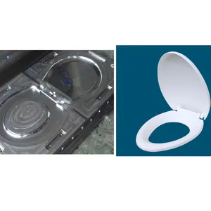 Molde de injeção de plástico de alta qualidade para tampa de assento de vaso sanitário para uso doméstico