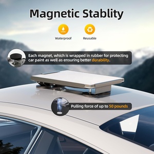 Supporto per Tetto Auto Starlink Mini con Base in Metallo e Maniglia Portatile per Kit di Montaggio Magnetico Piatto per Antenna Starlink Mini - Product Image 2