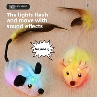 Souris électronique intelligente de luxe moderne jouet pour chats réaliste RC Rat réponse automatique Stimulation mentale jouer en plastique