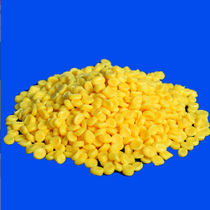 Granulés <span class=keywords><strong>de</strong></span> PVC jaunes lumineux en gros pour usine, pour roues lumineuses et semelles <span class=keywords><strong>de</strong></span> chaussures, souples, flexibles, résistants à l'usure, qualité injection - Product Image 2