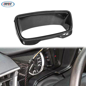 Pour <span class=keywords><strong>Toyota</strong></span> <span class=keywords><strong>GR</strong></span> <span class=keywords><strong>Corolla</strong></span> Hatchback 2023 et plus, garniture décorative de tableau de bord en fibre de carbone sèche - Product Image 1