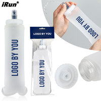 Gourde d'hydratation pliable SunFei IRun avec logo personnalisé imprimé en TPU, pour la course à pied - Utilisation quatre saisons, couleur personnalisée
